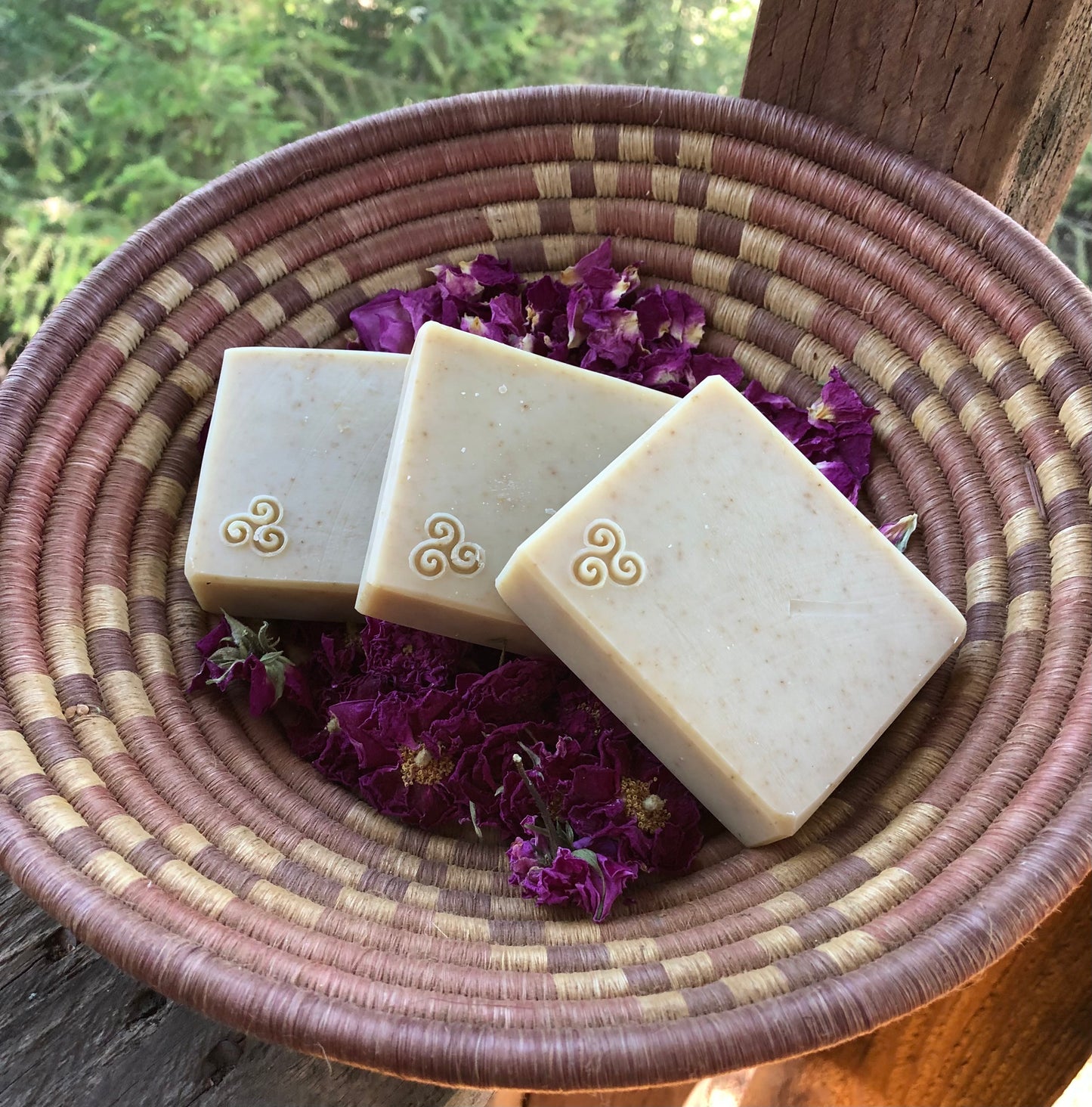 The Holy Trinity Soap Chamomile infused with Goat Milk, Irish Sea Moss, colloidal oatmeal
