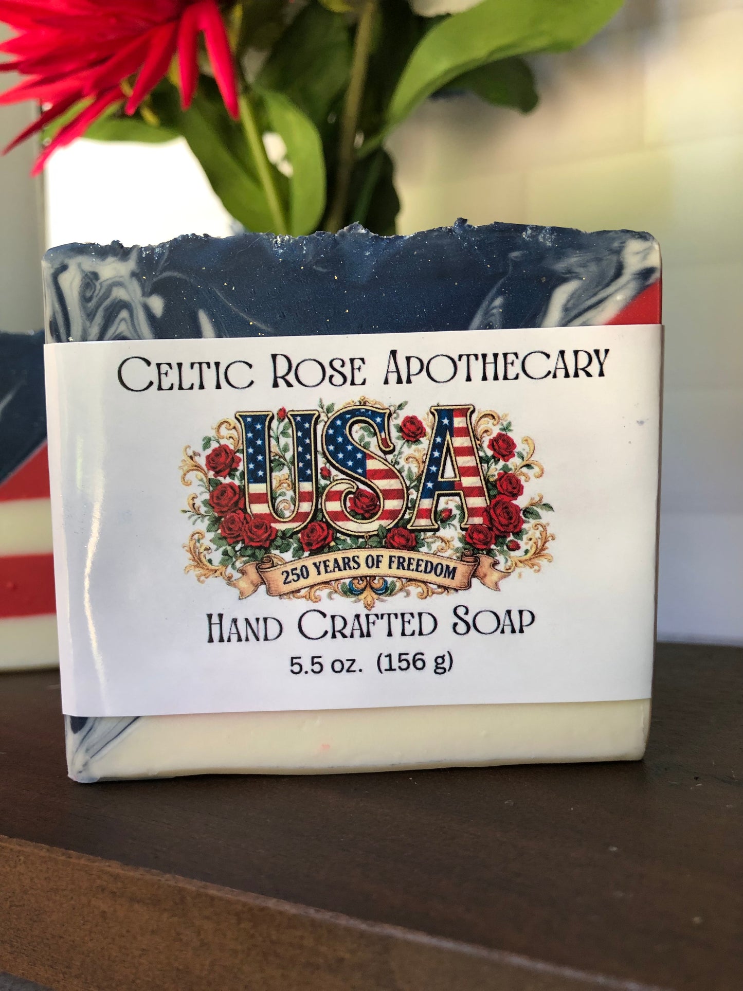 Celebrate 250 years! Flag Soap