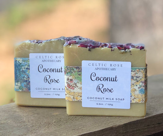 Coconut Rose coconut milk soap