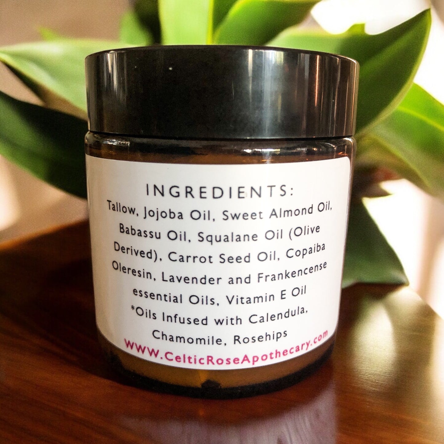 Herbal Infused Tallow Face Cream 4oz