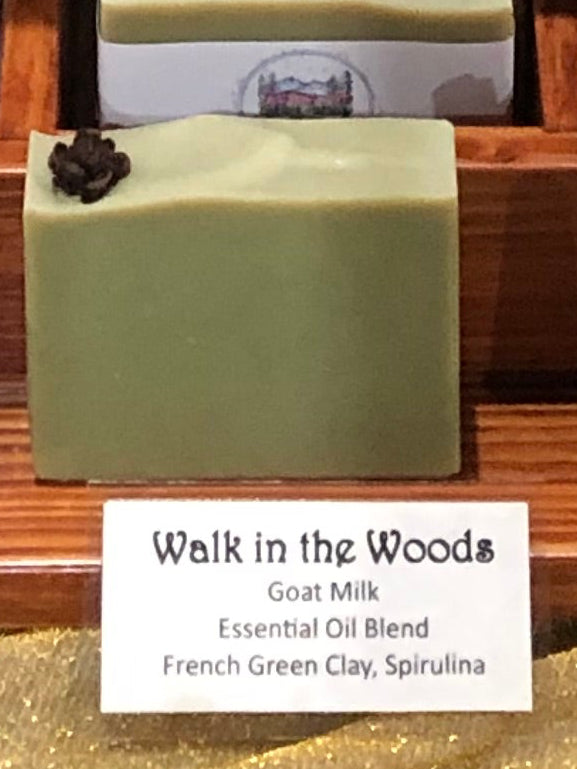Goat milk soap “Walk in the Woods” with essential oils