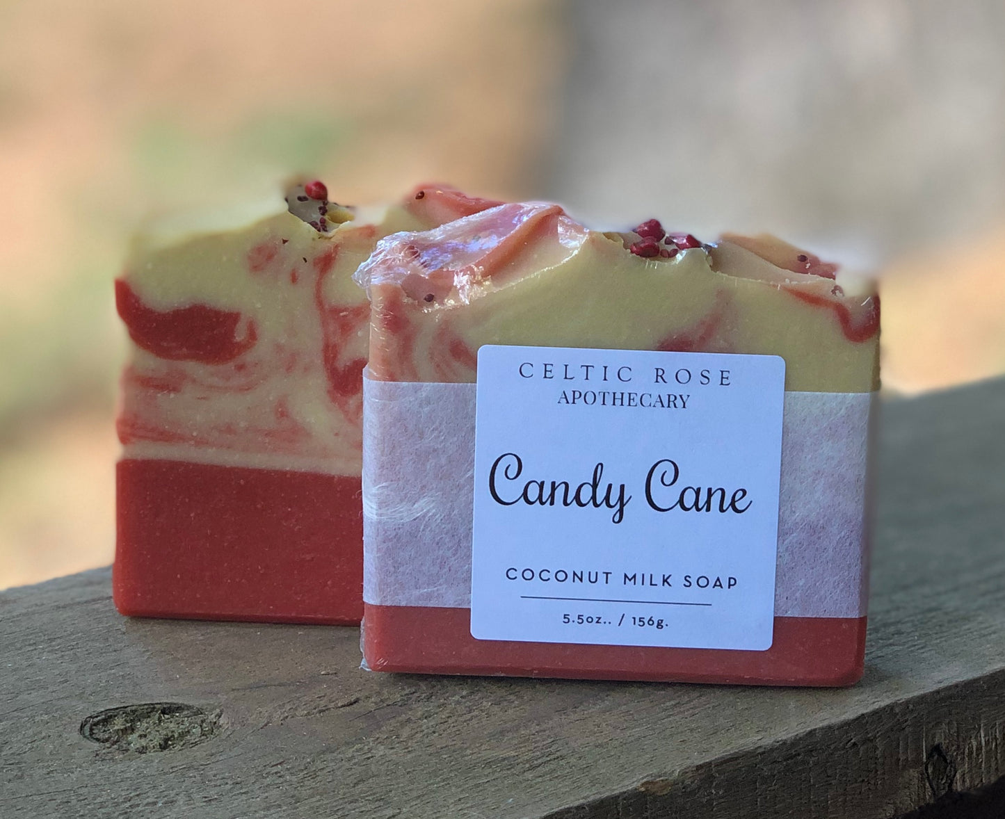 Candy Cane Coconut Milk Soap