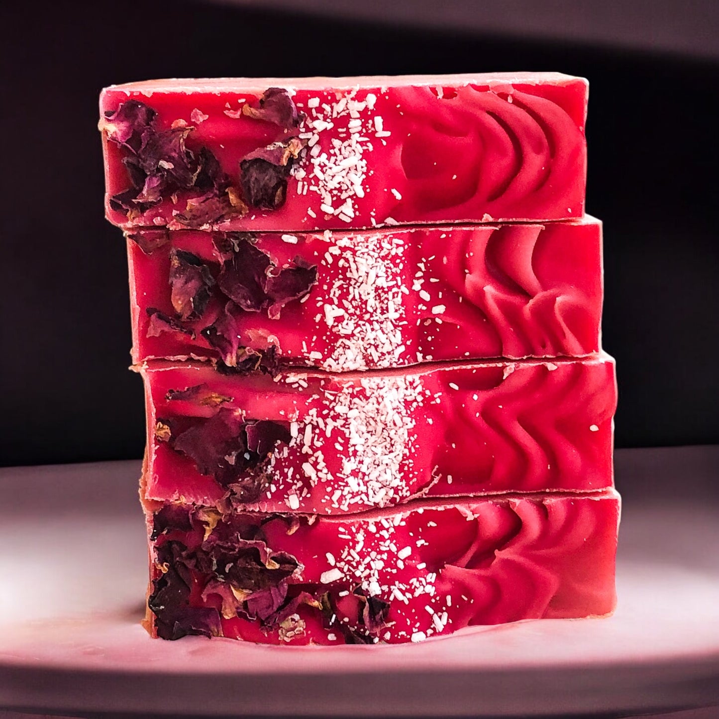 Midnight Rose aloe soap